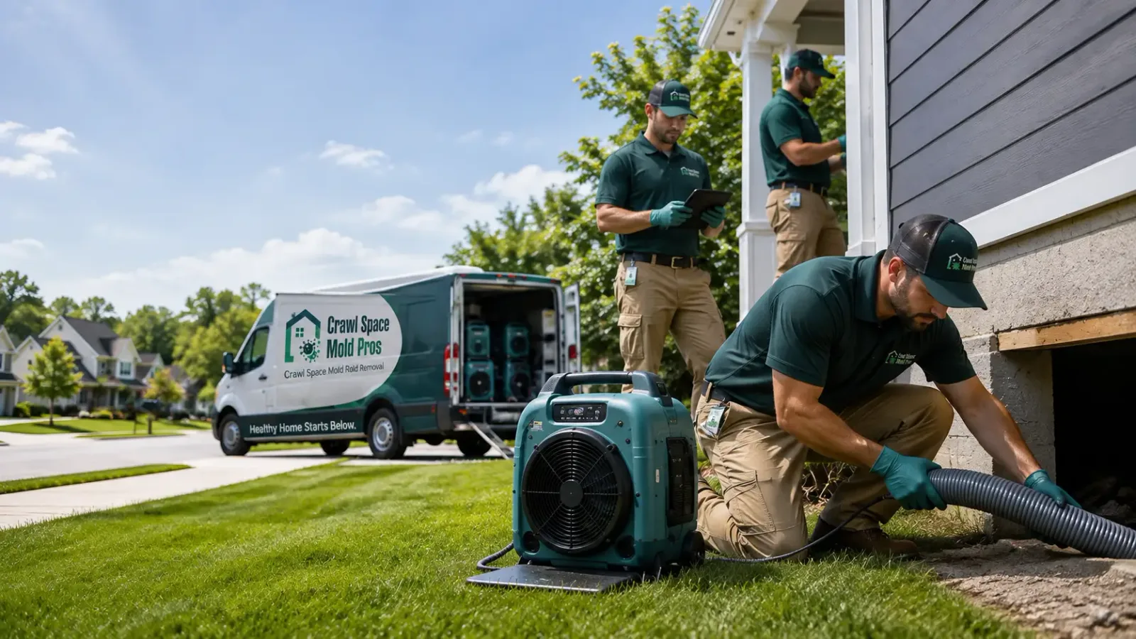 Crawl Space Mold Removal in Etna, NH